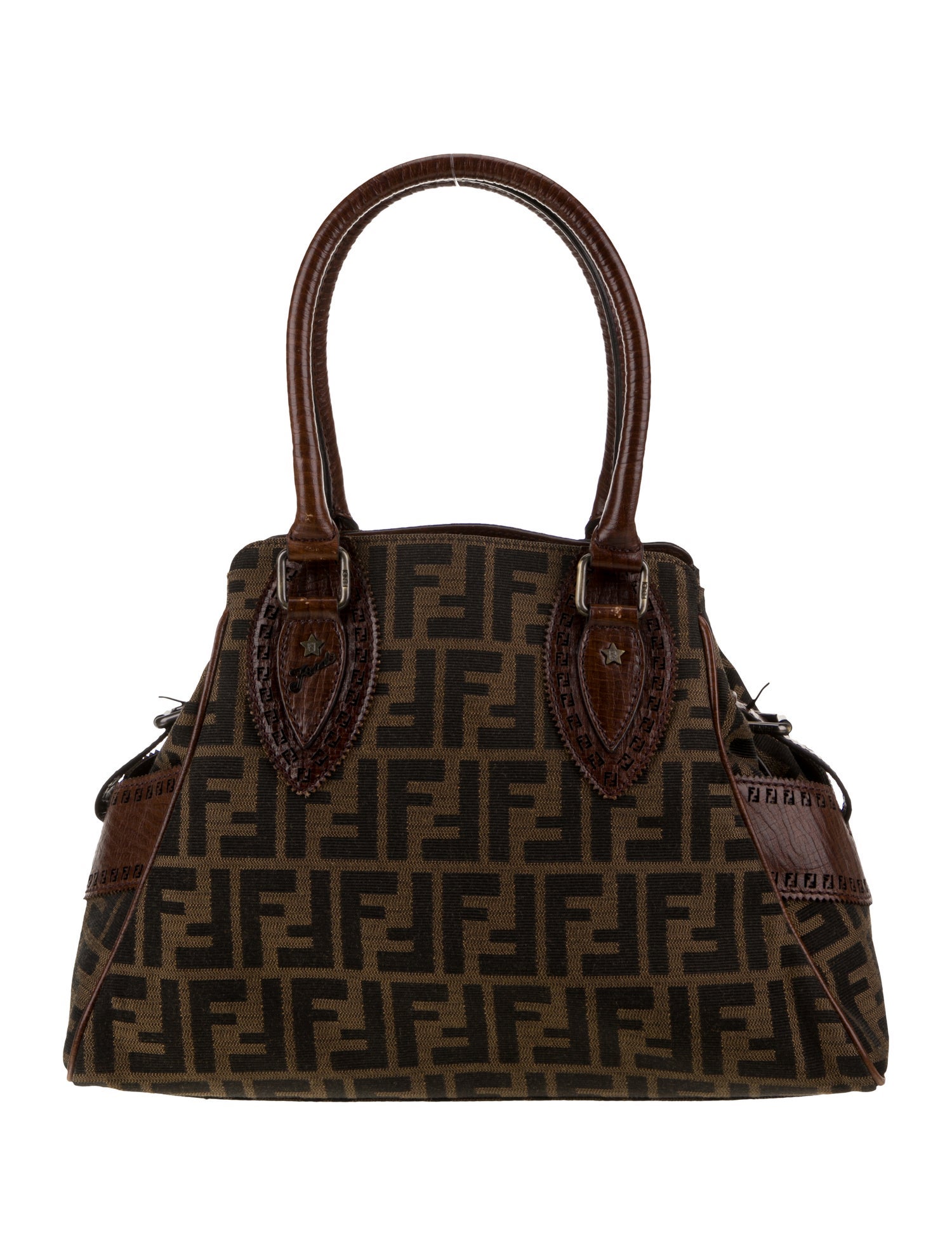 Fendi Canvas Top Handle Bag