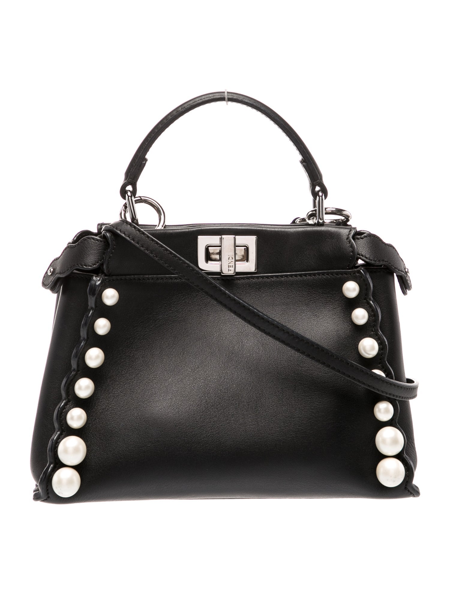 Fendi Faux Pearl Peekaboo Mini