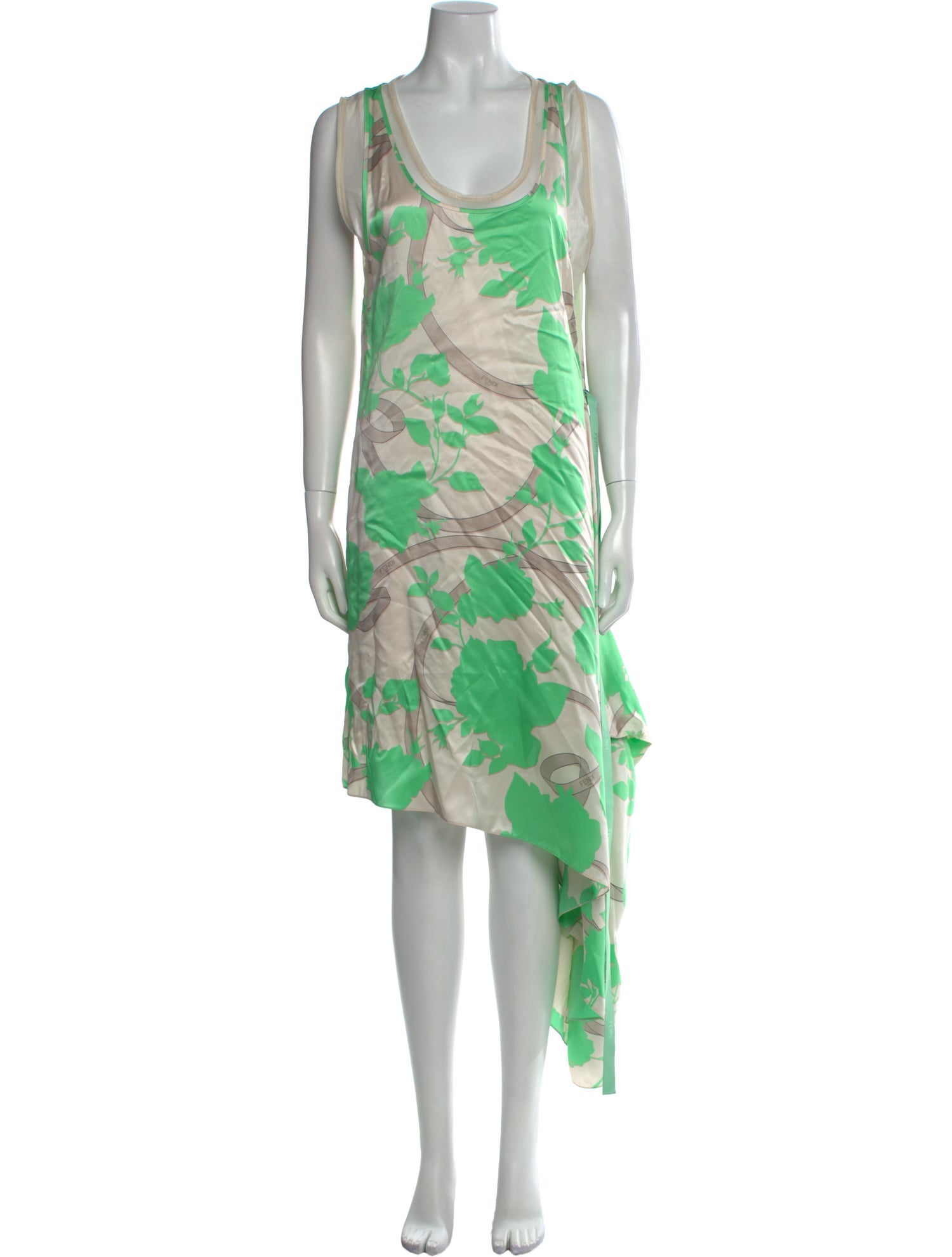 Fendi Silk Long Dress