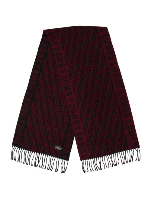 Fendi Zucca FF Logo Printed Scarf