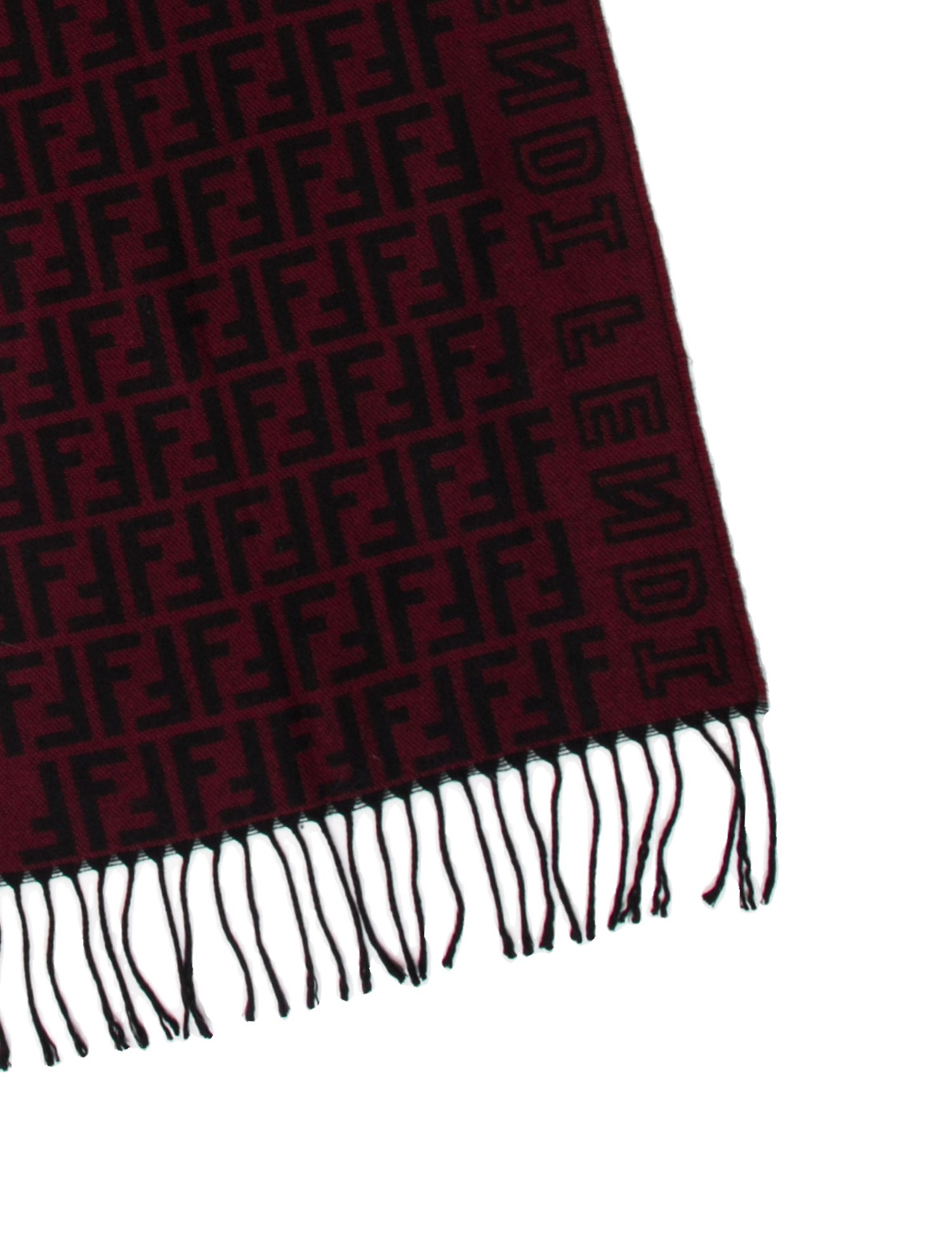 Fendi Zucca FF Logo Printed Scarf