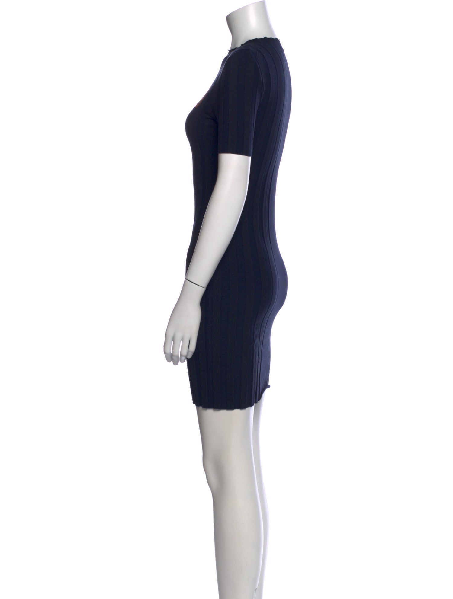 Fendi Crew Neck Mini Dress