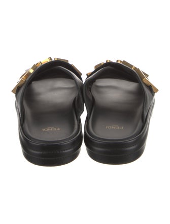 Fendi Leather Slides