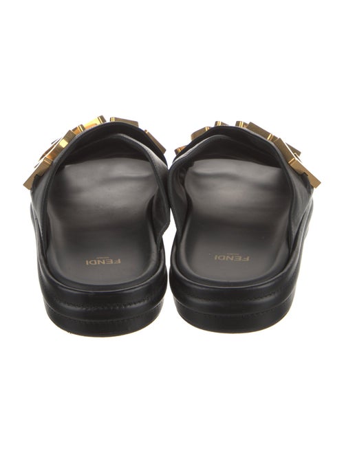 Fendi Leather Slides