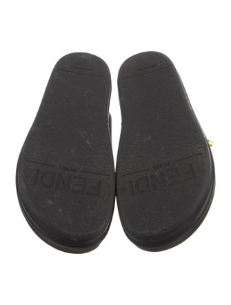 Fendi Leather Slides