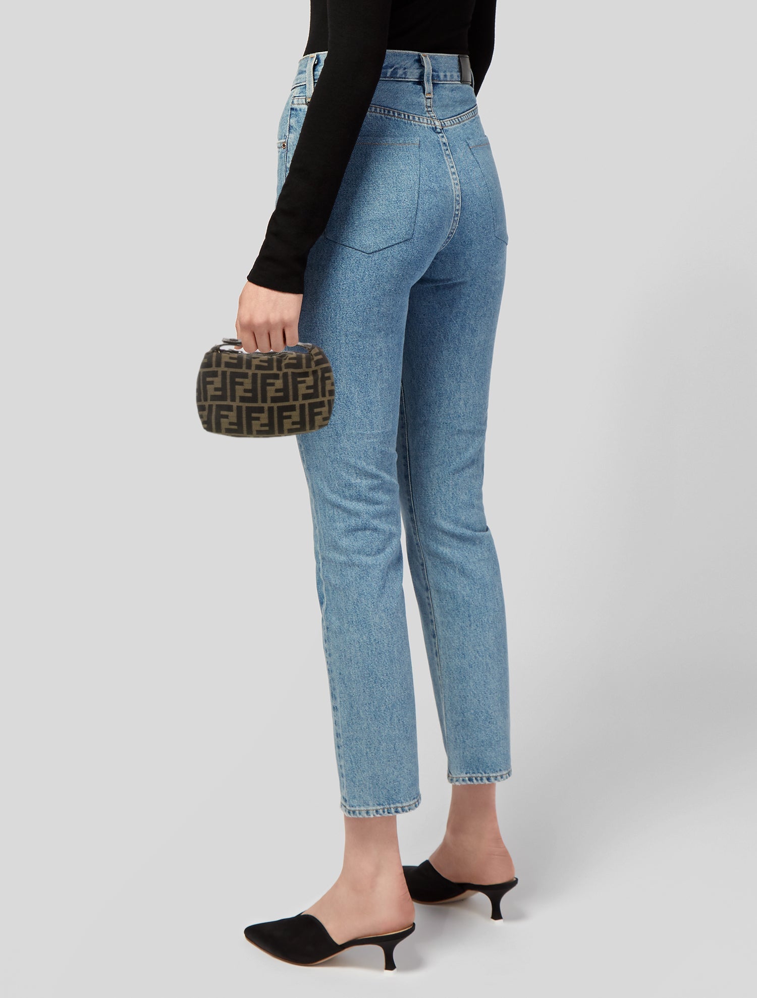 Fendi Nylon Top Handle Bag