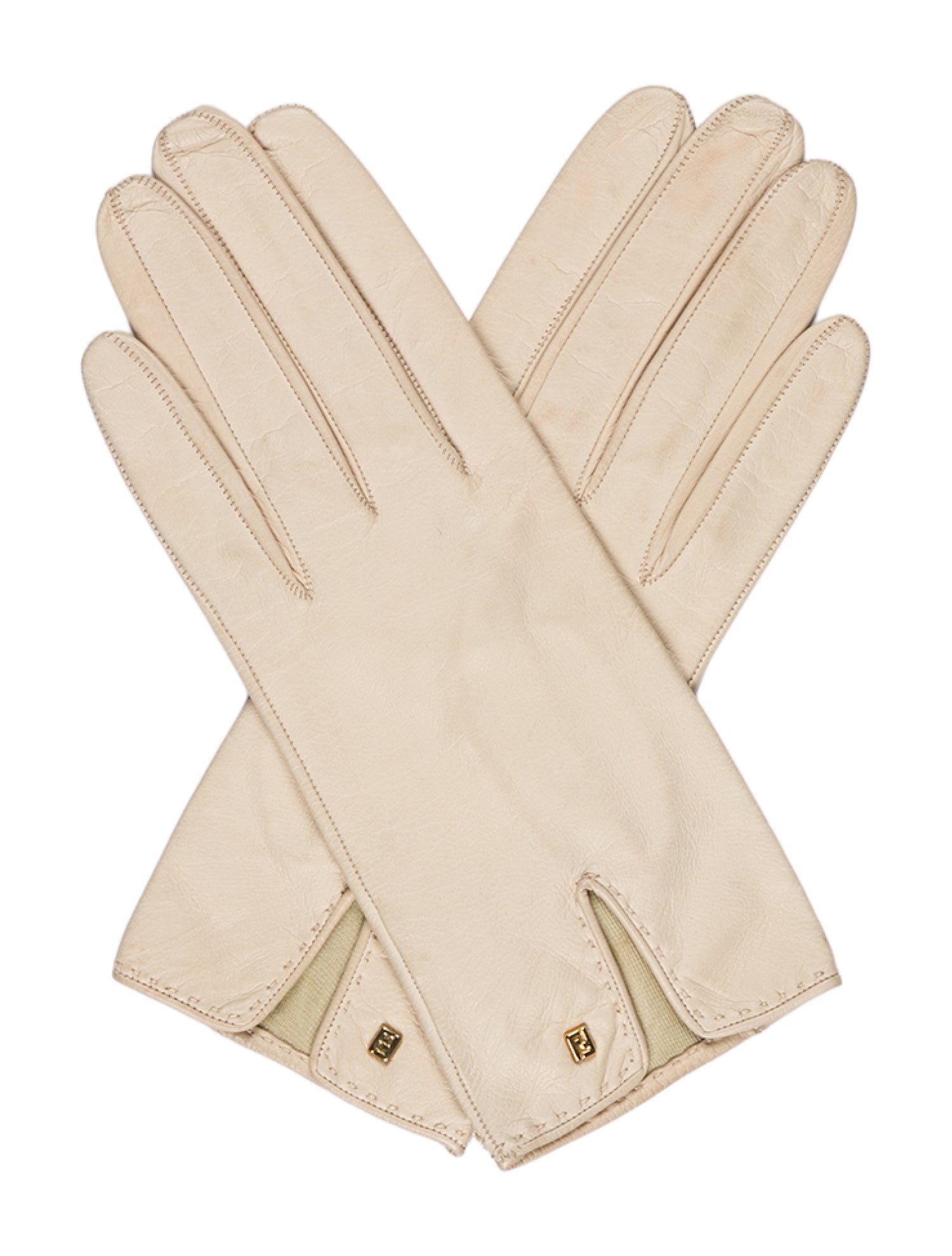 Fendi Leather Gloves