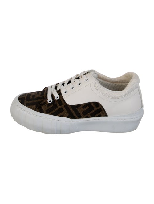 Fendi Zucca FF Logo Canvas Sneakers