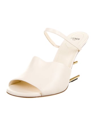 Fendi Leather Mules