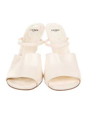 Fendi Leather Mules