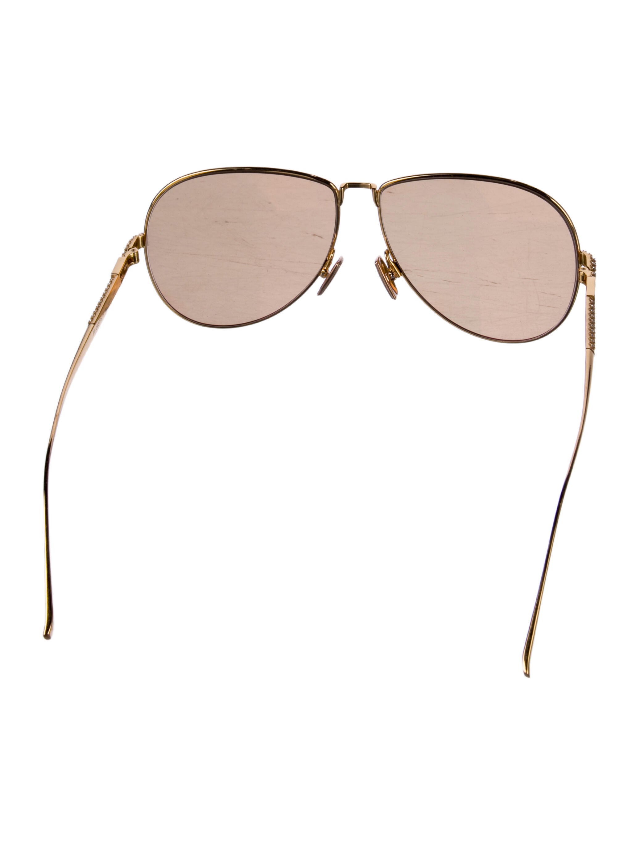 Fendi Aviator Mirrored Sunglasses w/ Tags