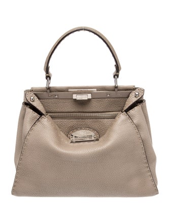 Fendi Leather Peekaboo Medium