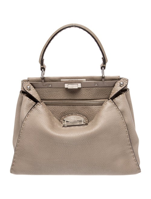 Fendi Leather Peekaboo Medium