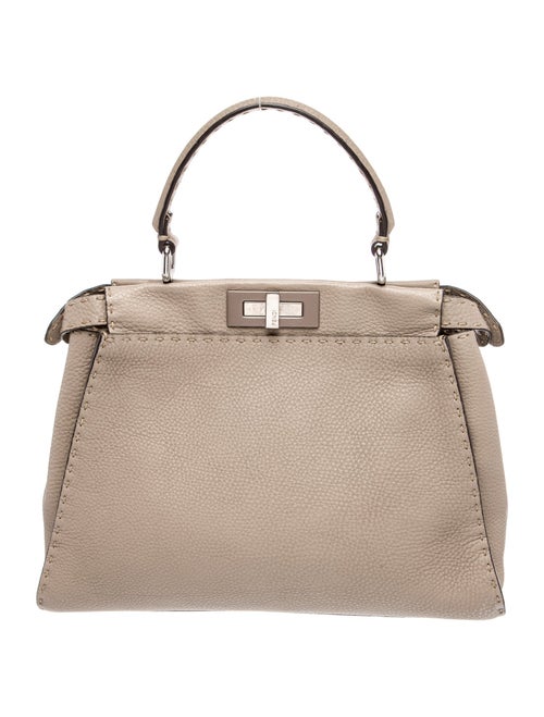 Fendi Leather Peekaboo Medium