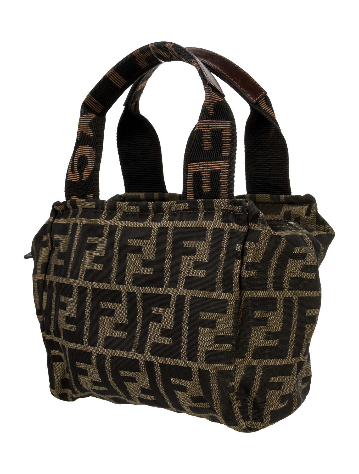 Fendi Canvas Top Handle Bag