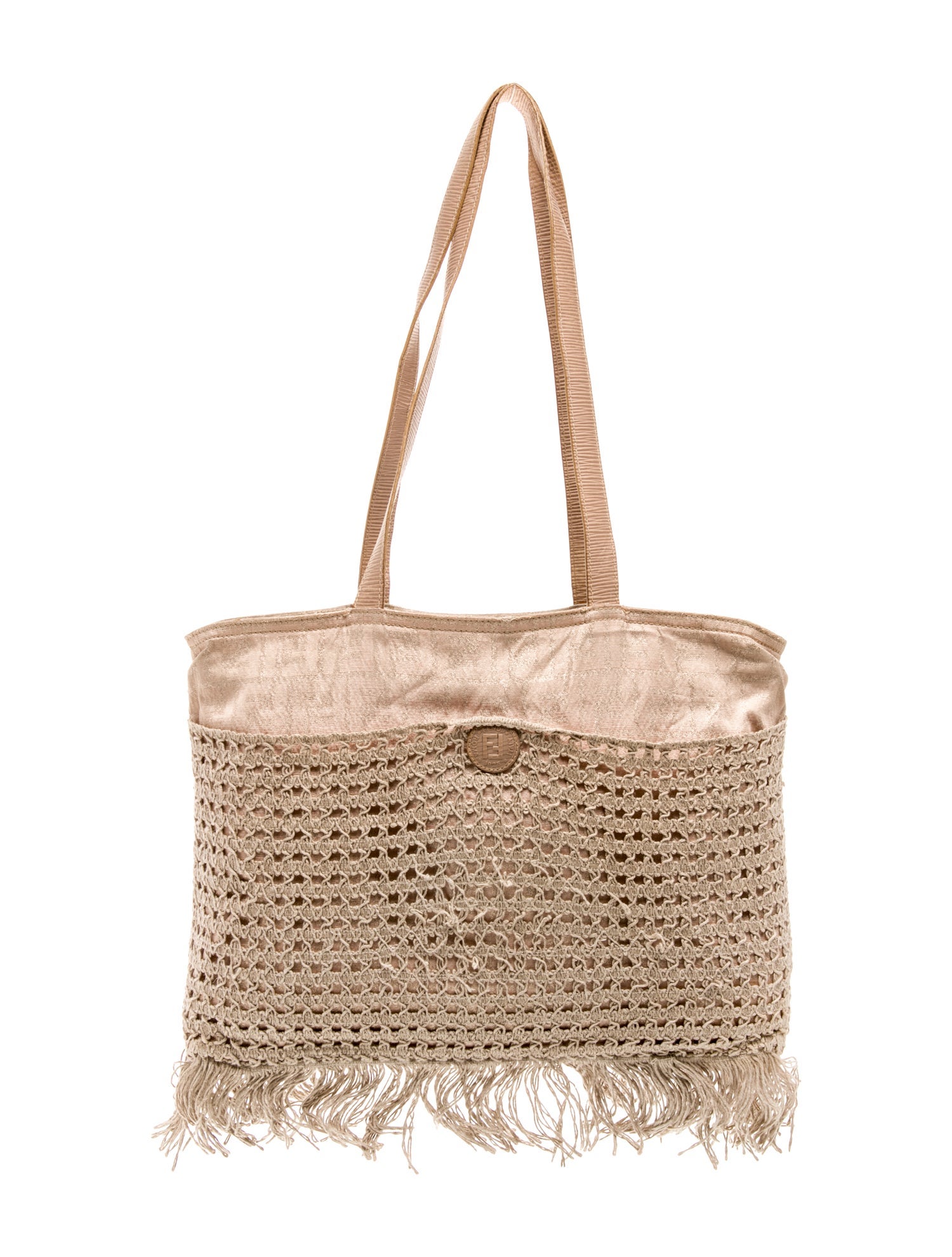 Fendi Raffia Tote Vintage