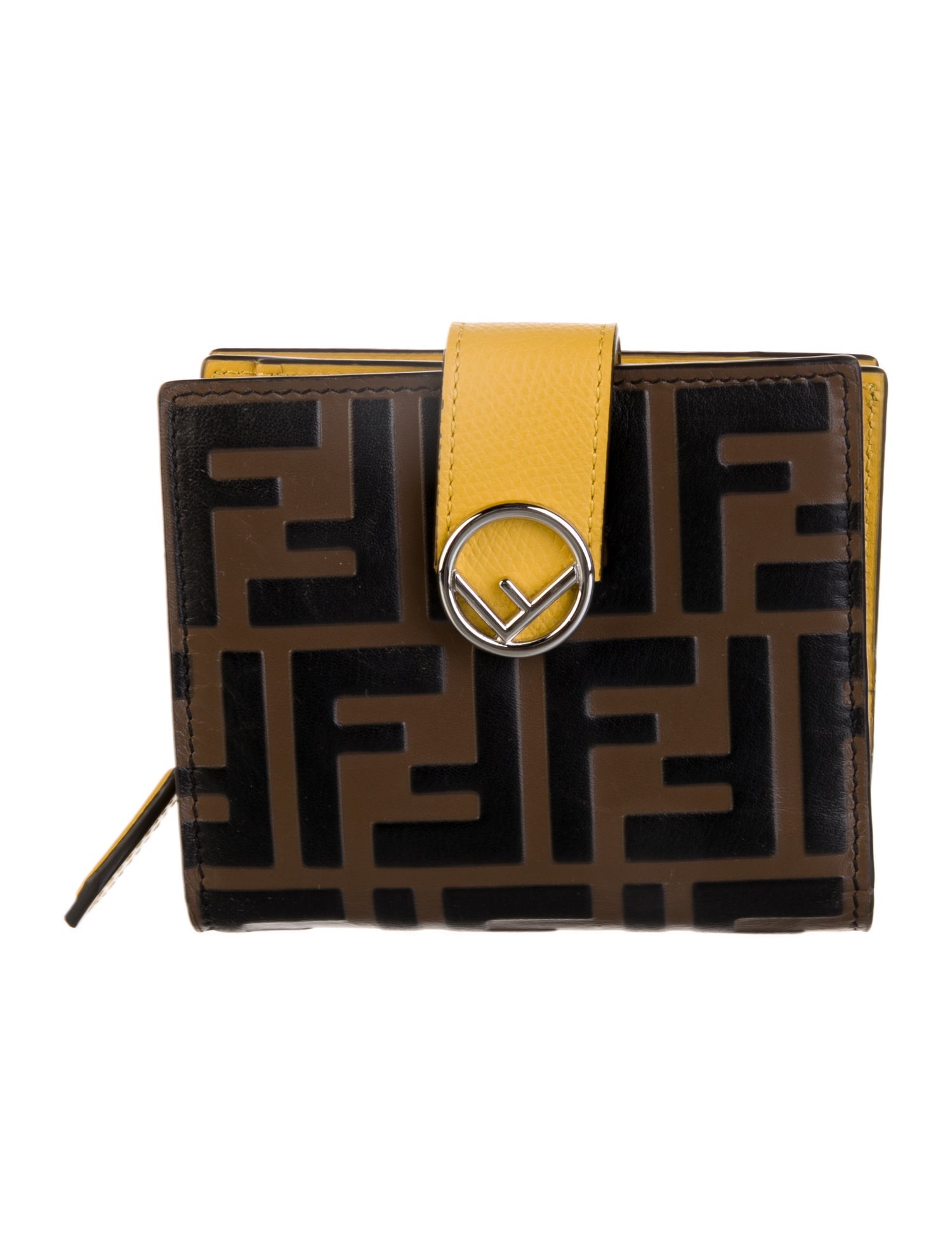 Fendi 2020 Zucca FF Logo Wallet