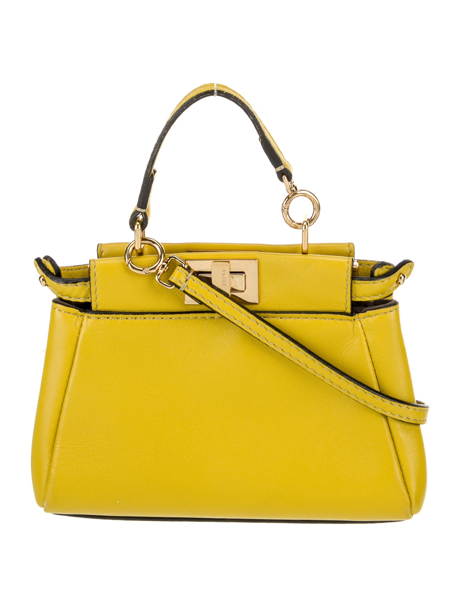Fendi Leather Peekaboo Micro