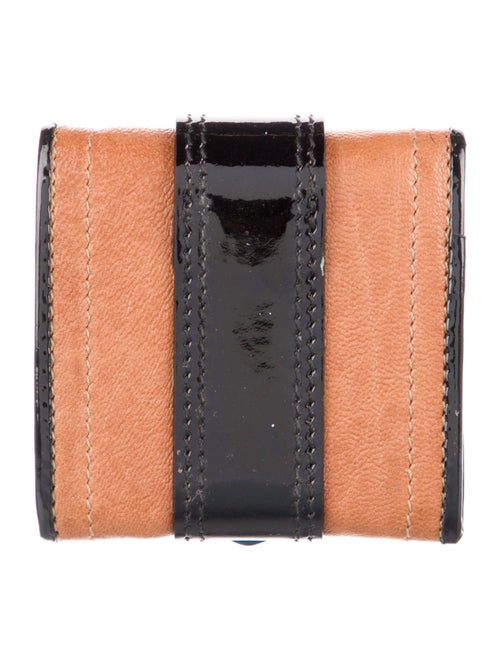 Fendi Leather Printed Compact Wallet