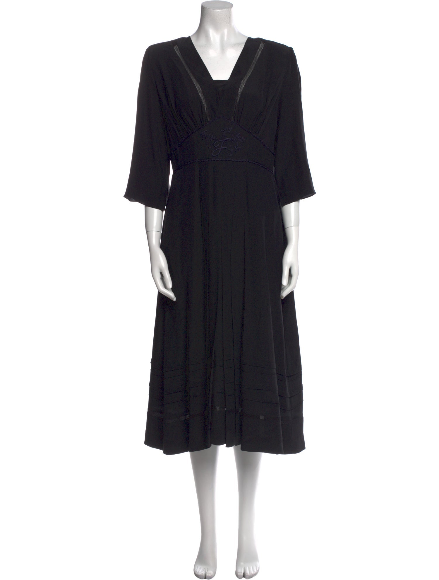 Fendi Silk Knee-Length Dress