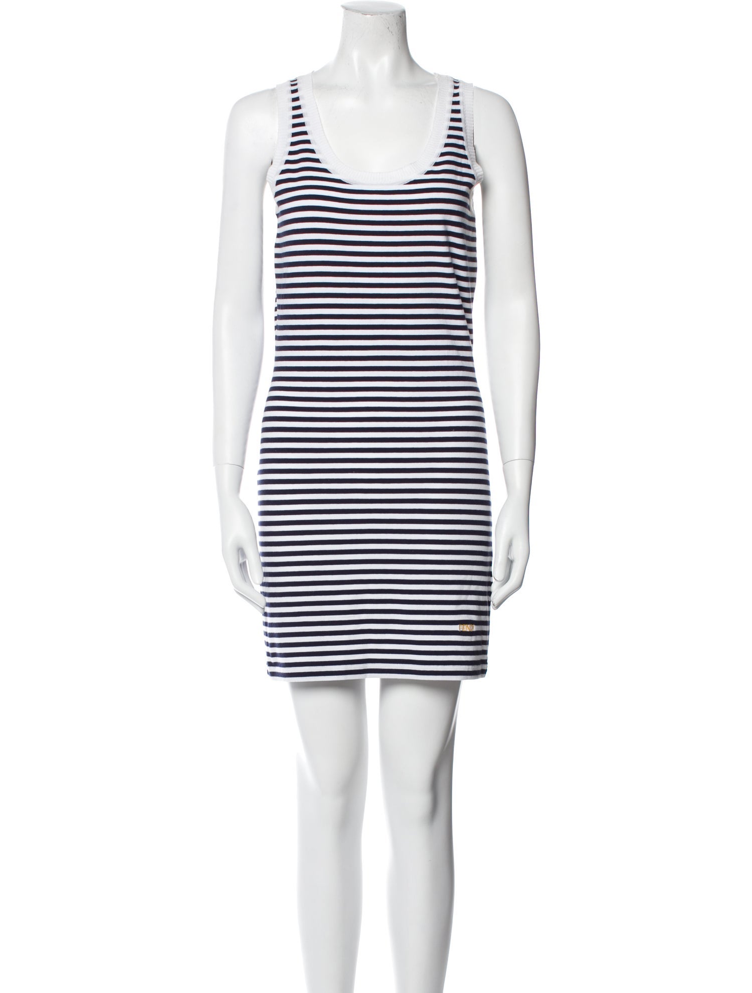 Fendi Striped Mini Dress