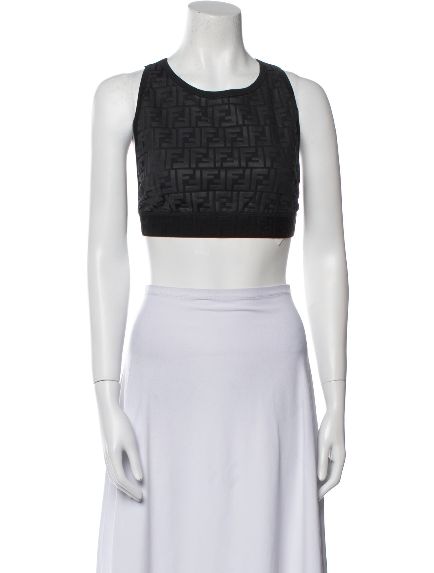 Fendi 2020 Nylon Crop Top