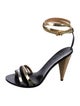 Fendi Leather Printed Sandals