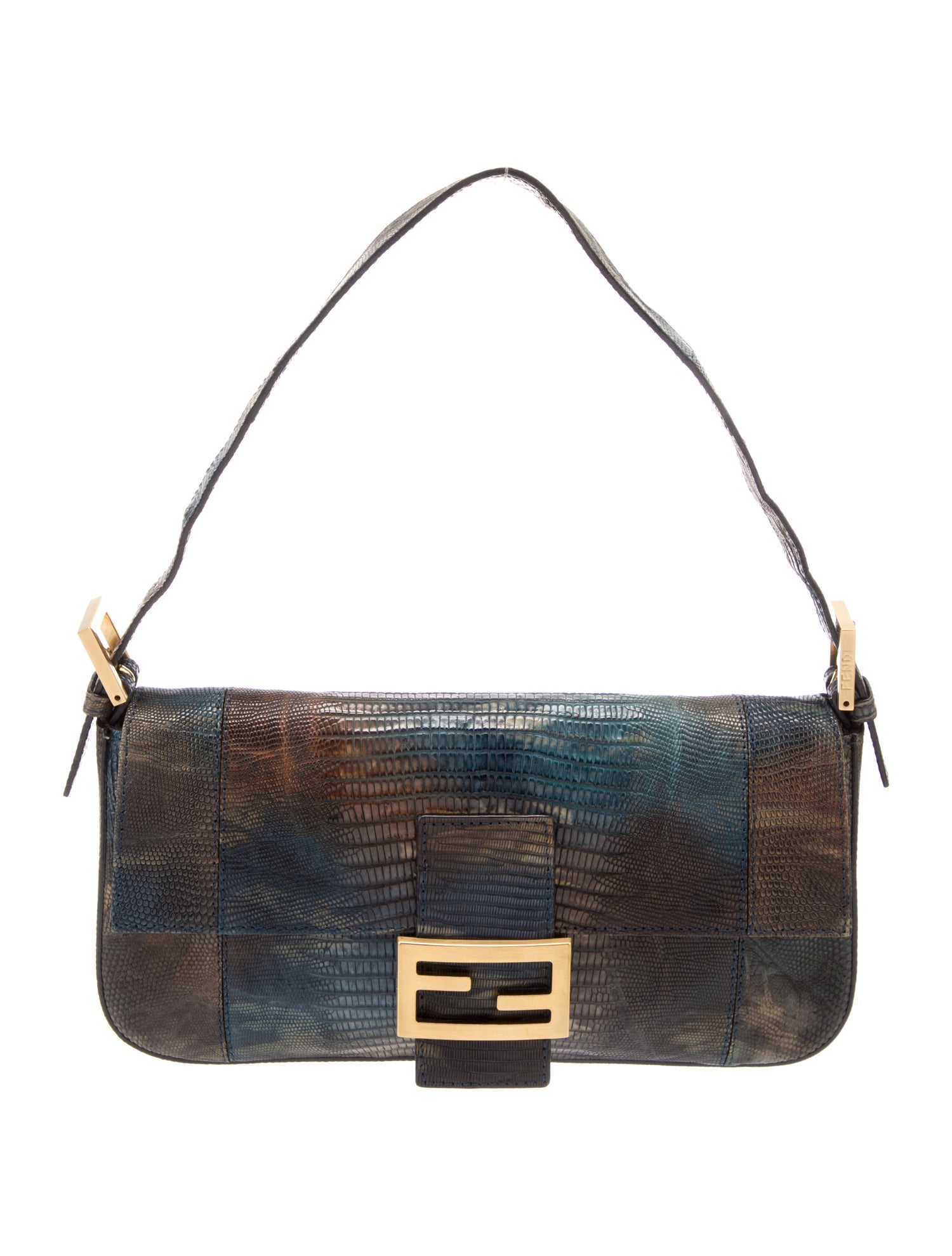 Fendi Lizard Baguette Vintage