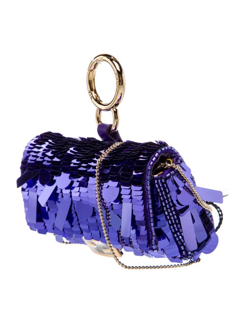 Fendi Sequins Baguette Charm Nano 2022