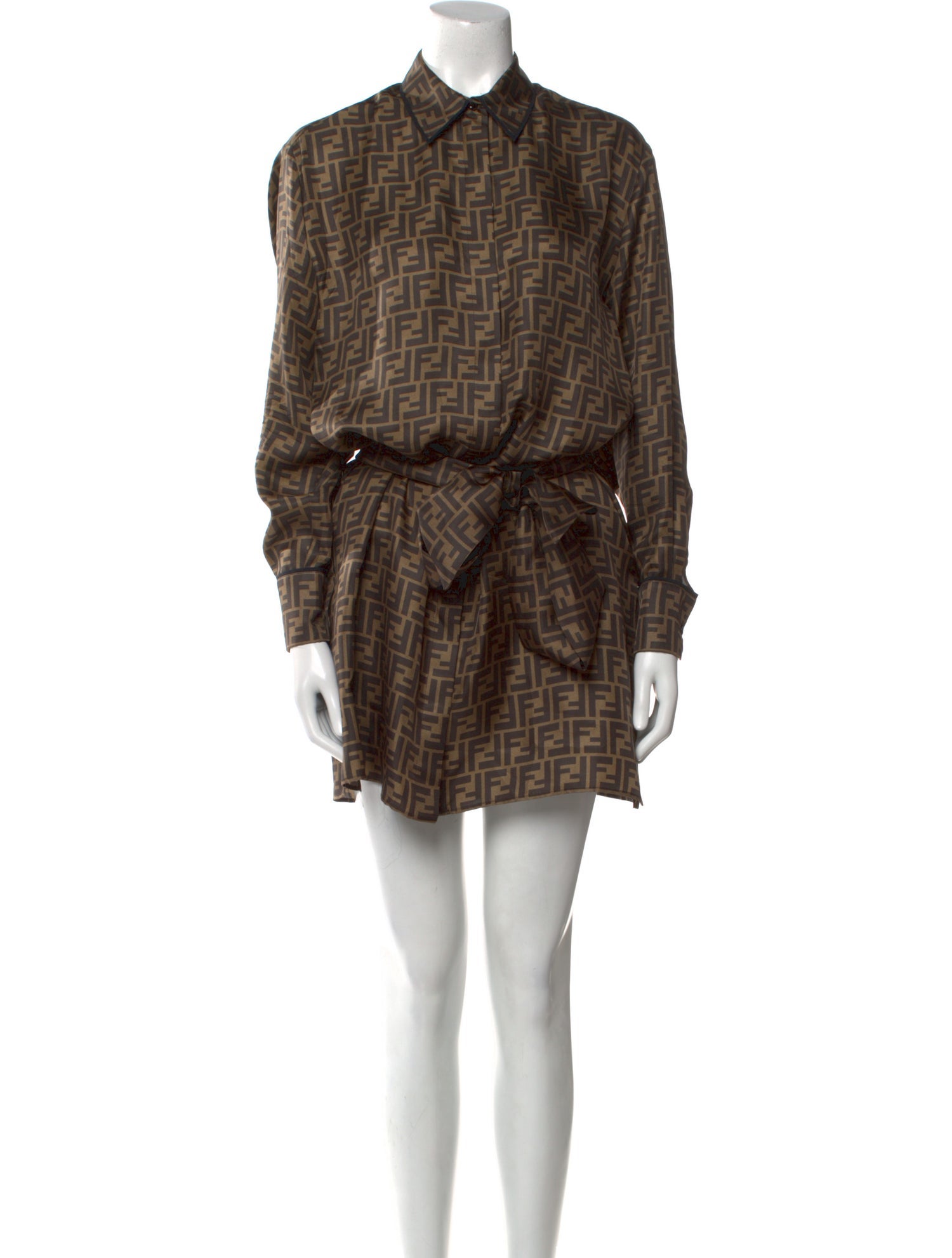 Fendi Silk Mini Dress w/ Tags
