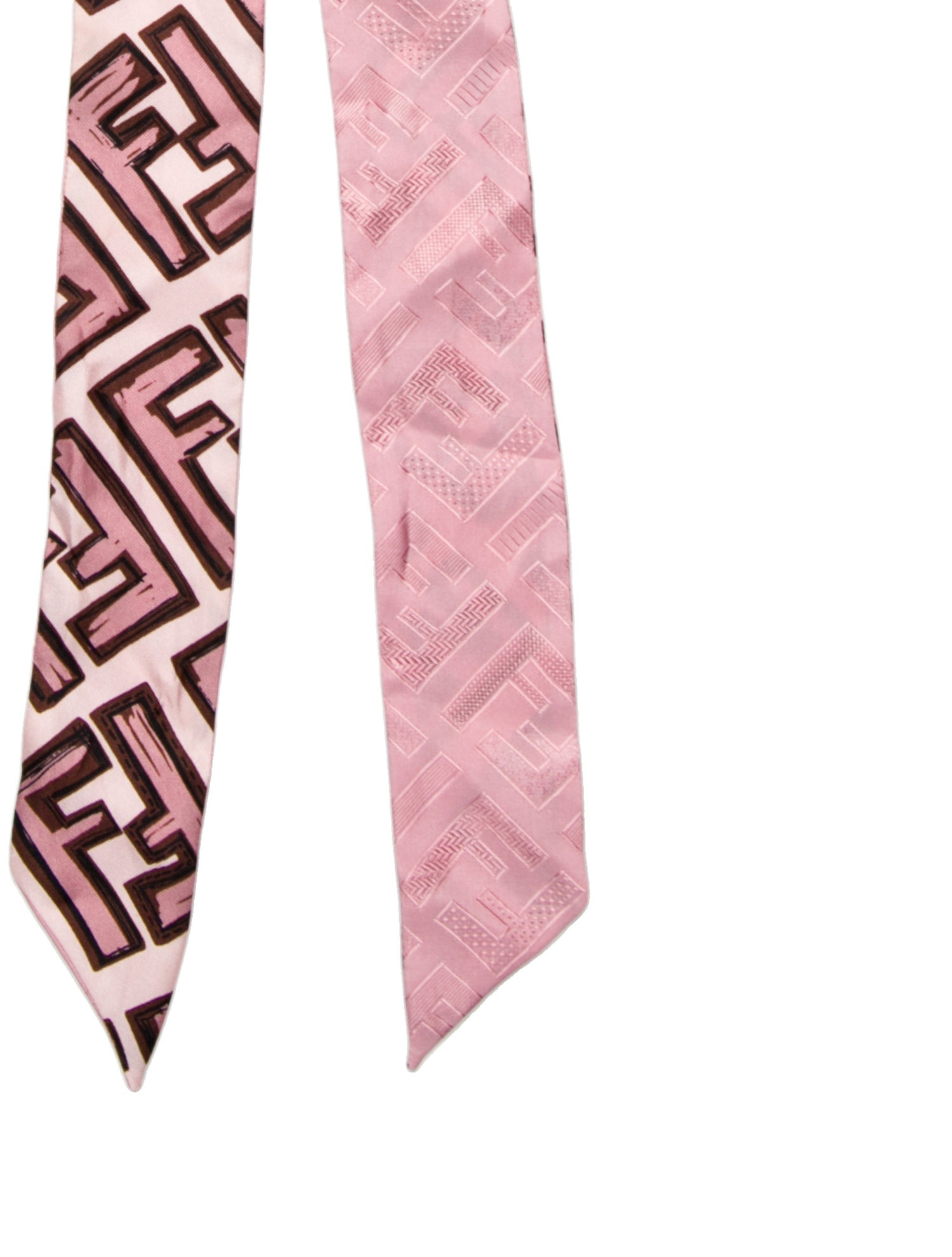 Fendi Silk Zucca FF Logo Scarf