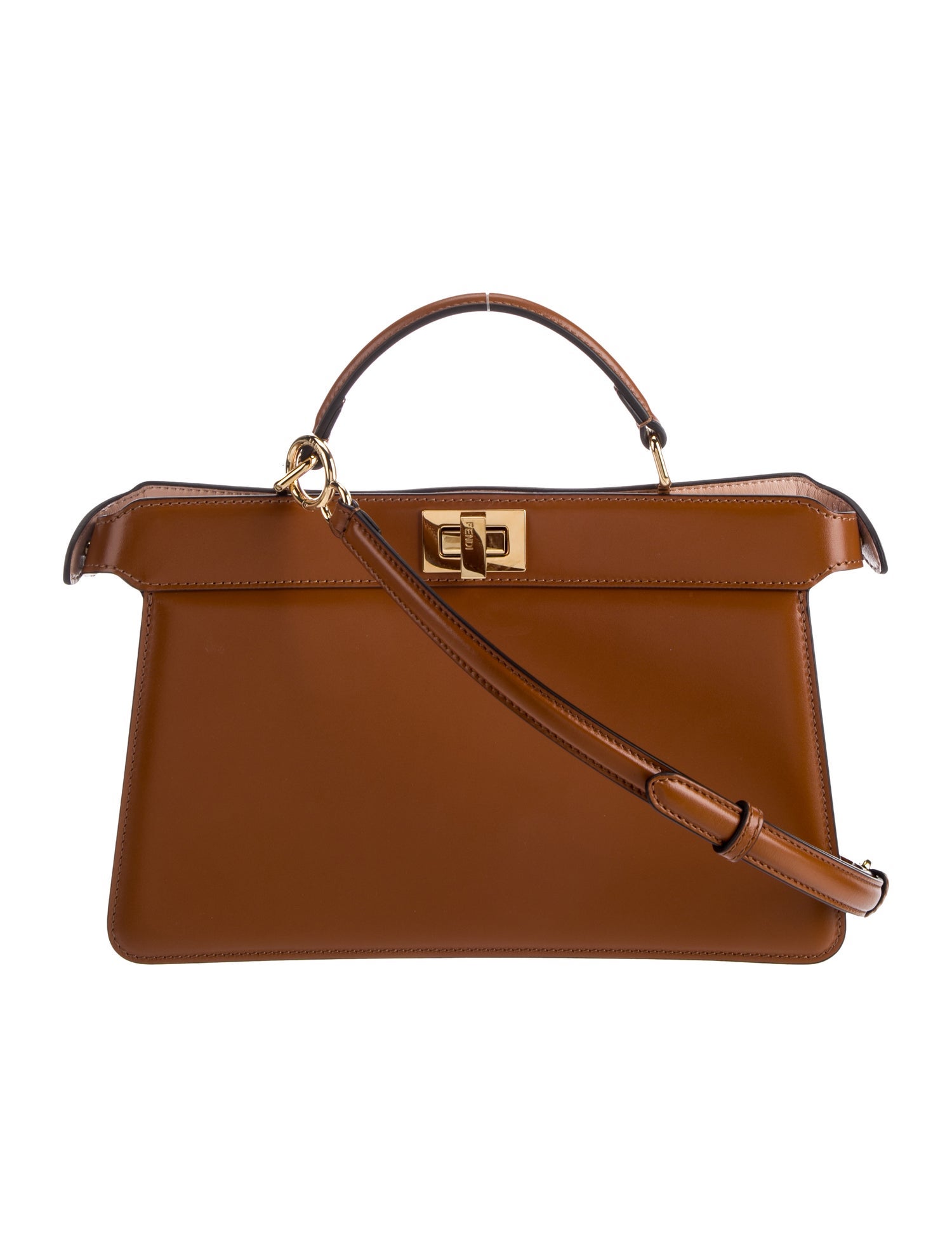 Fendi Leather Peekaboo Small