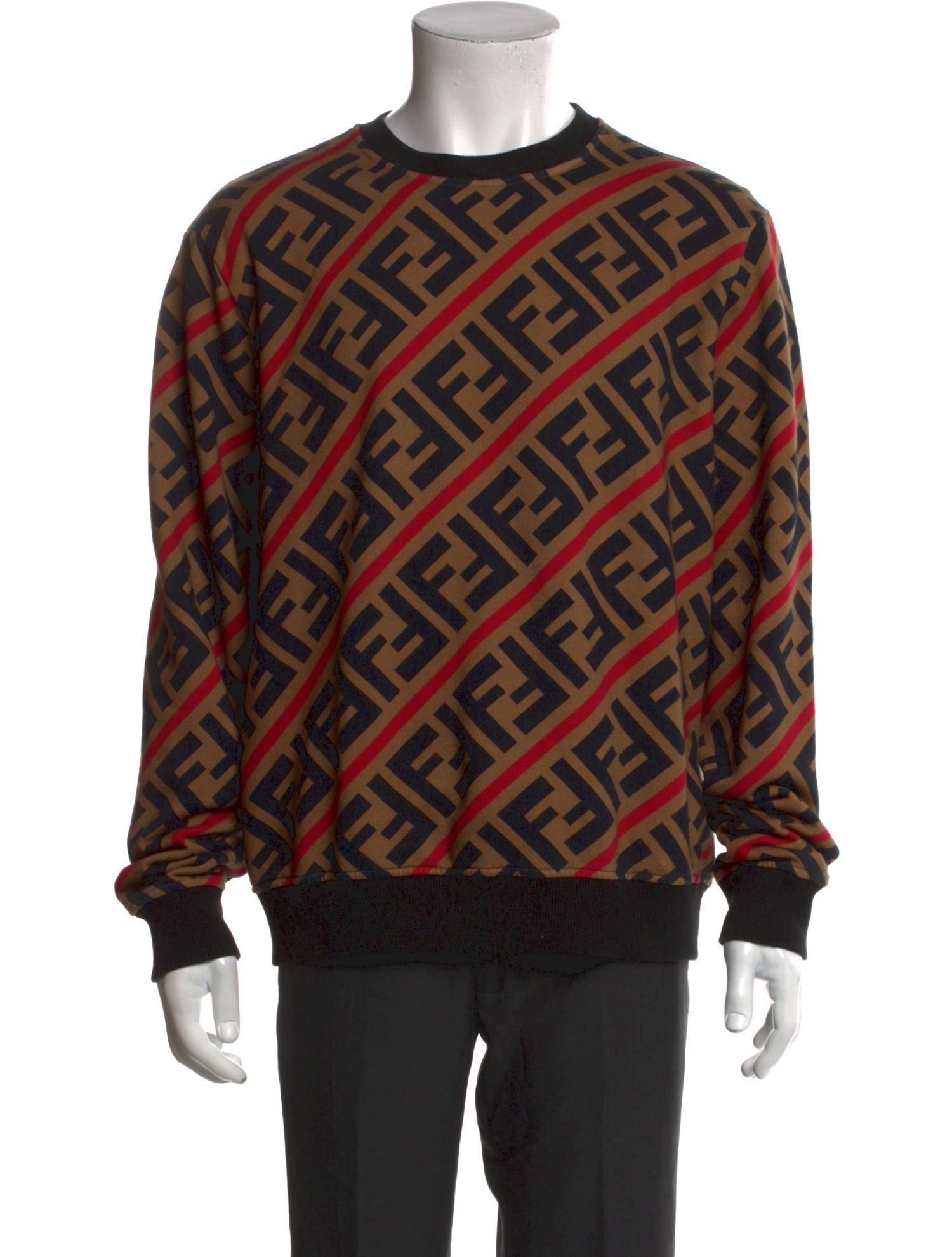 Fendi Zucca FF Logo Printed Sweatshirt