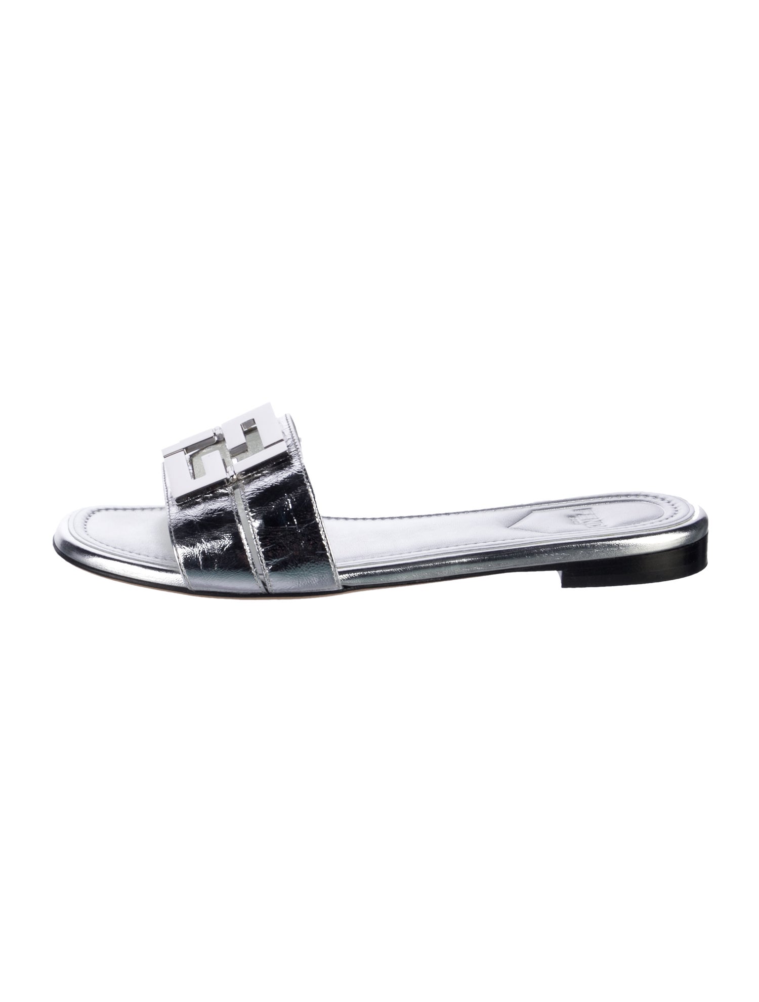 Fendi Leather Slides