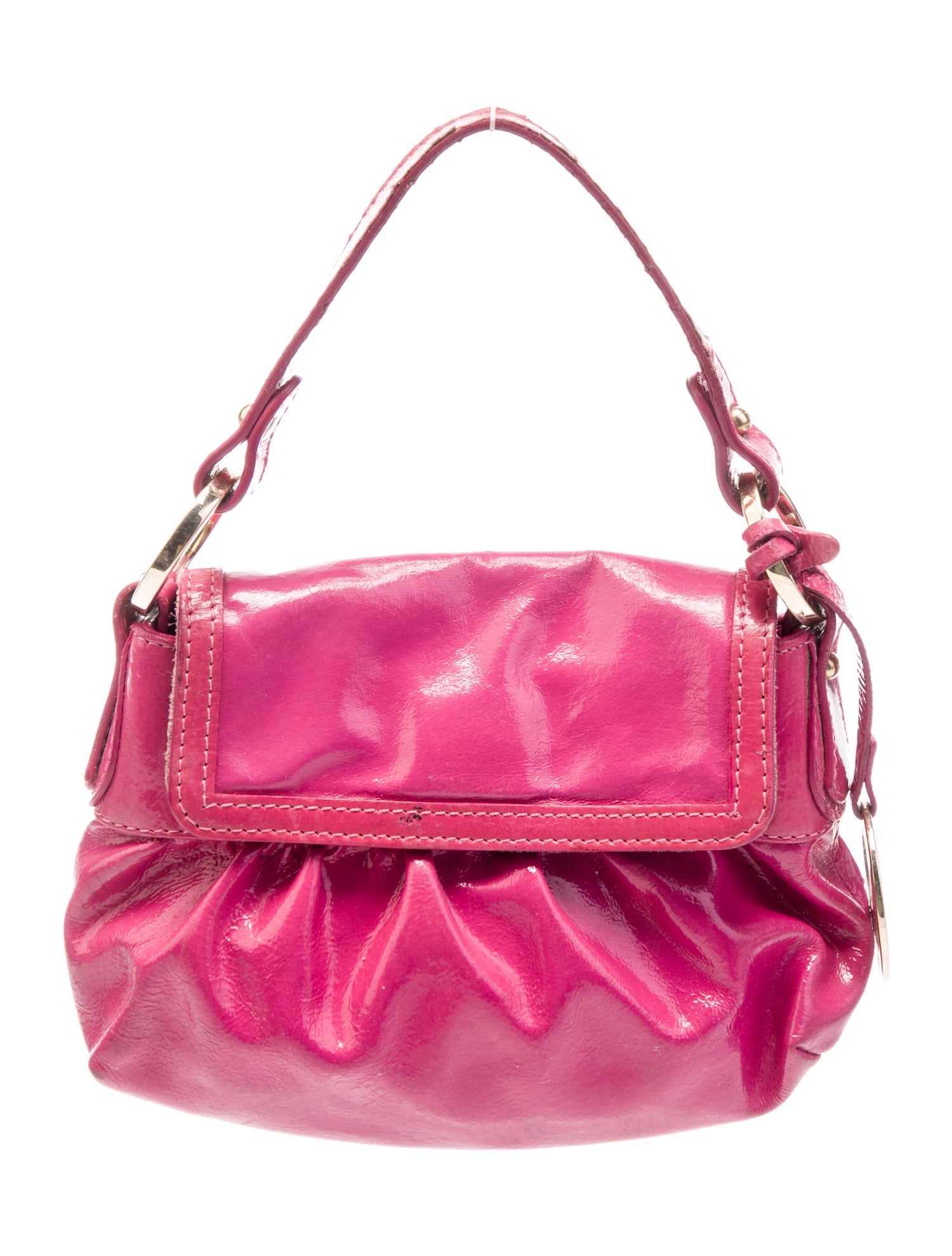 Fendi Patent Leather Top Handle Bag