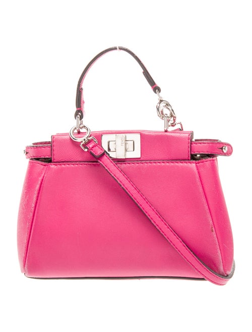 Fendi Leather Peekaboo Micro