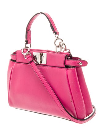 Fendi Leather Peekaboo Micro