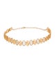 Fendi Crystal O'Lock Choker Necklace