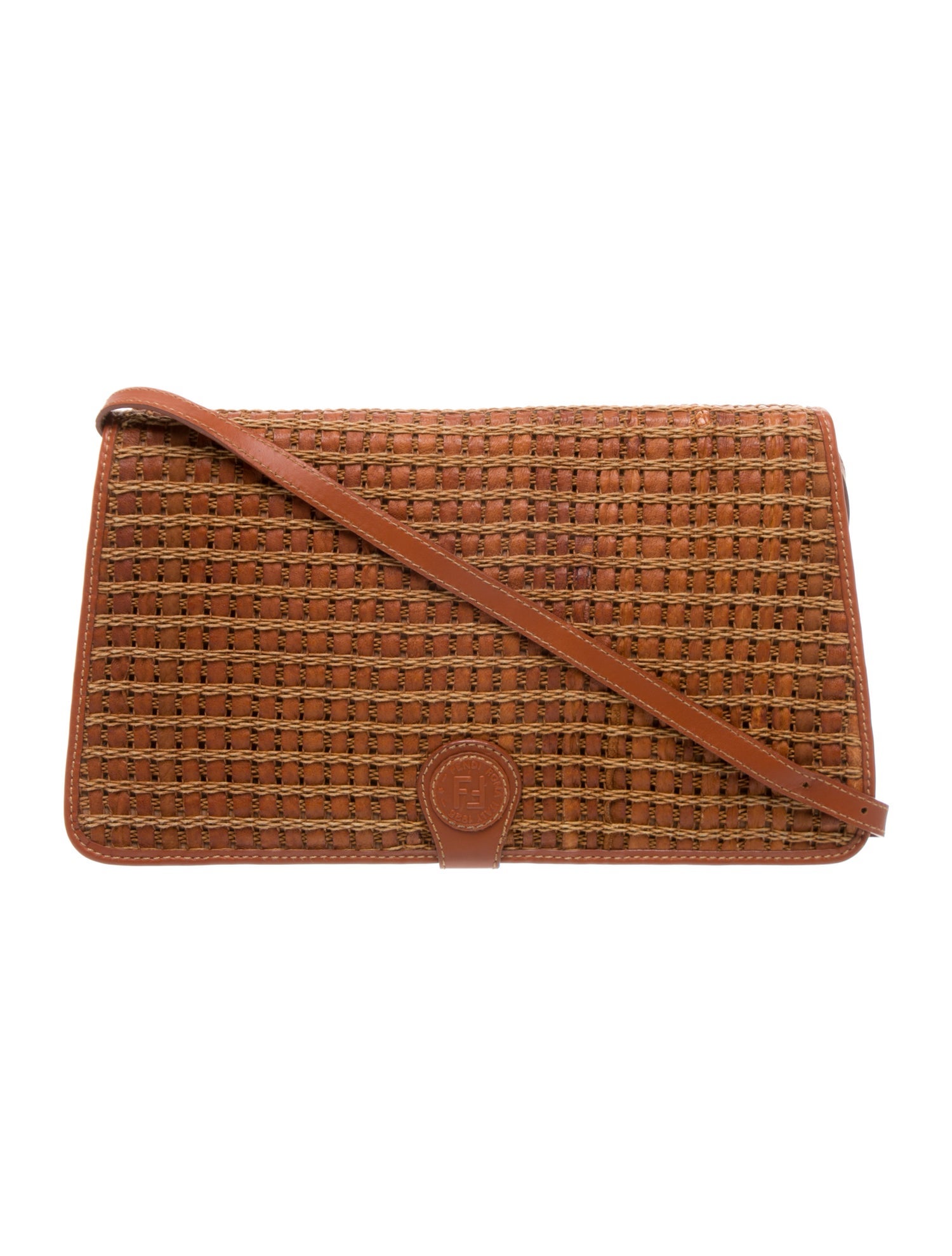 Fendi Leather Crossbody Bag Vintage