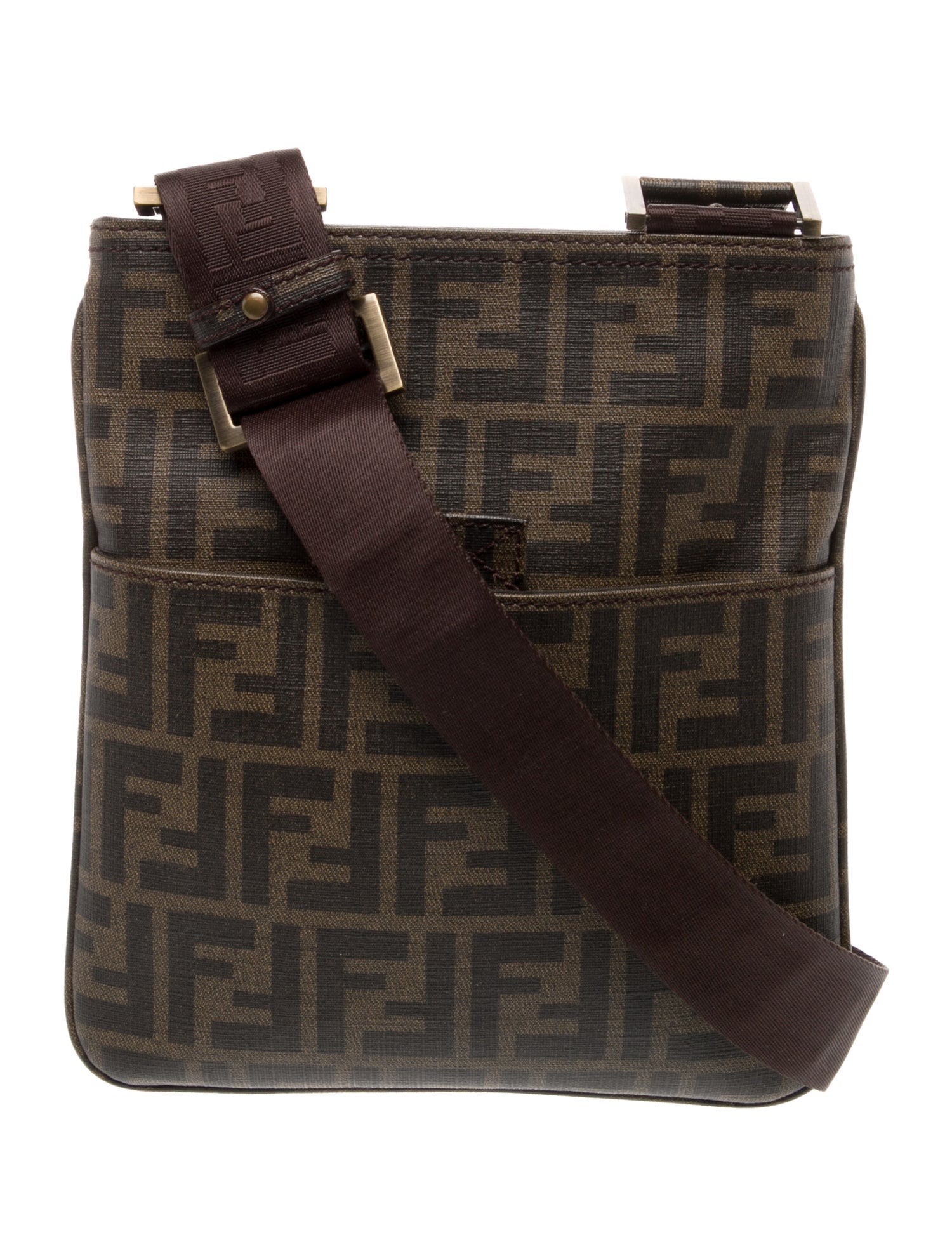 Fendi Zucca FF Messenger Bag