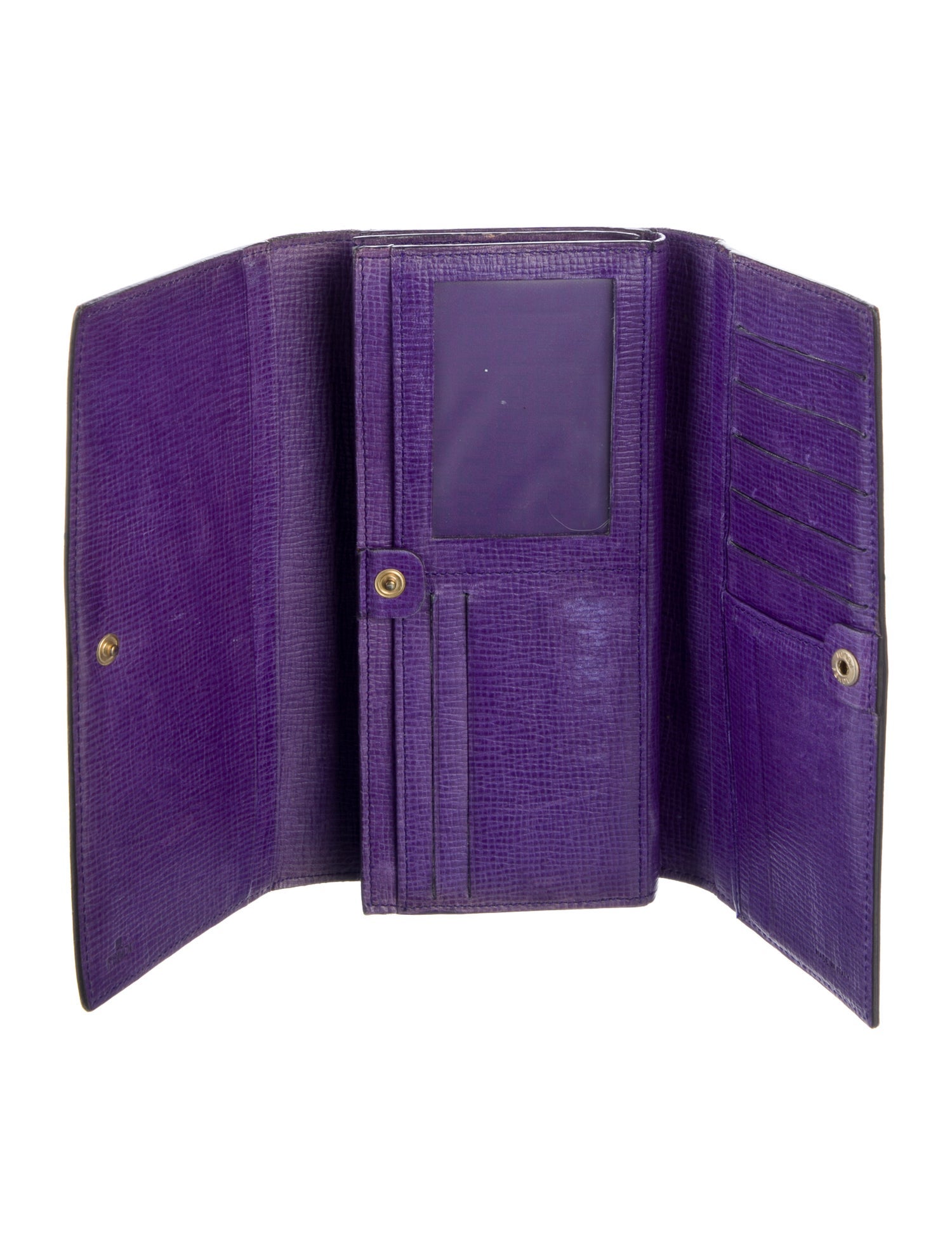 Fendi 2010 Zucca FF Logo Continental Wallet