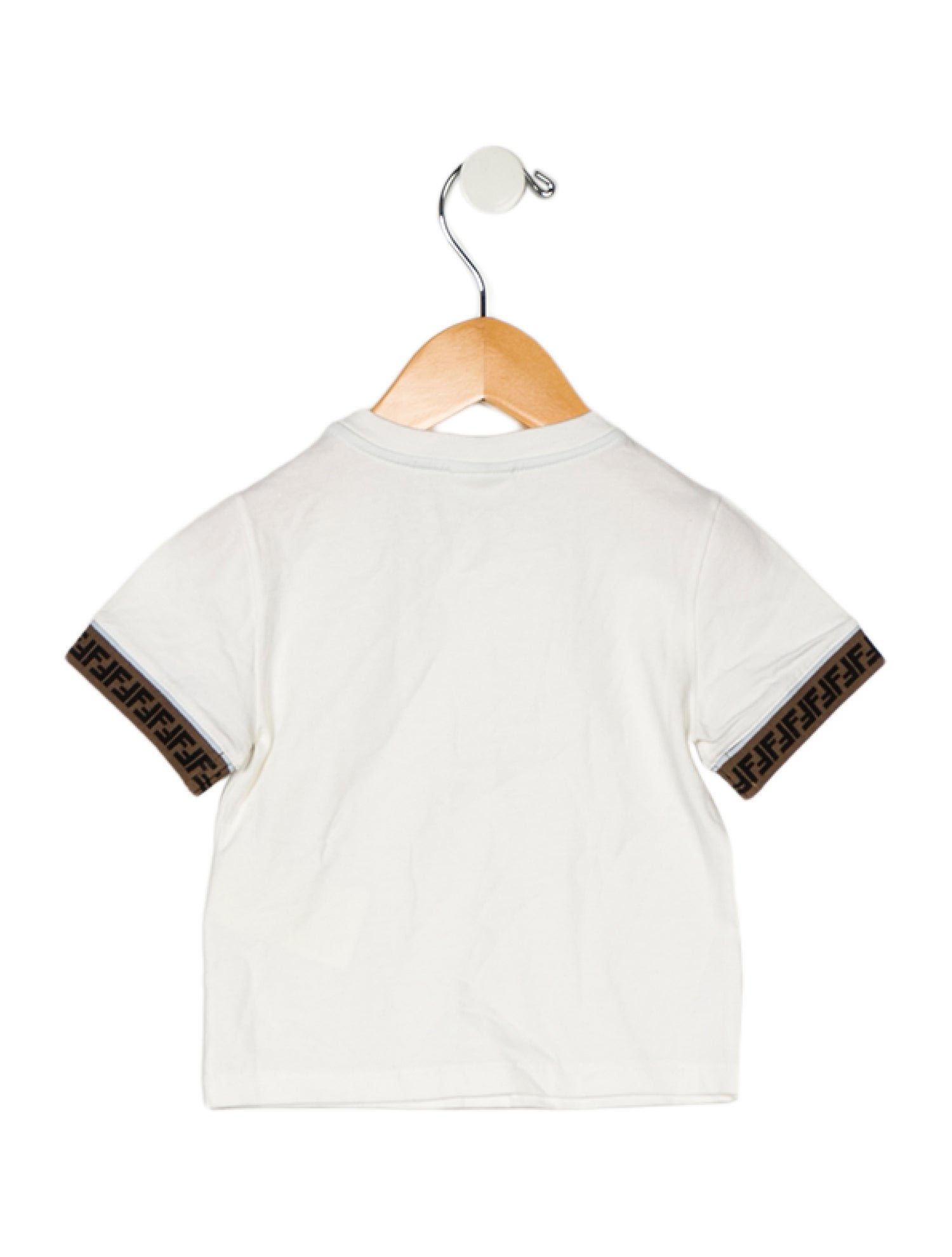 Fendi Zucca Trimmed T-Shirt