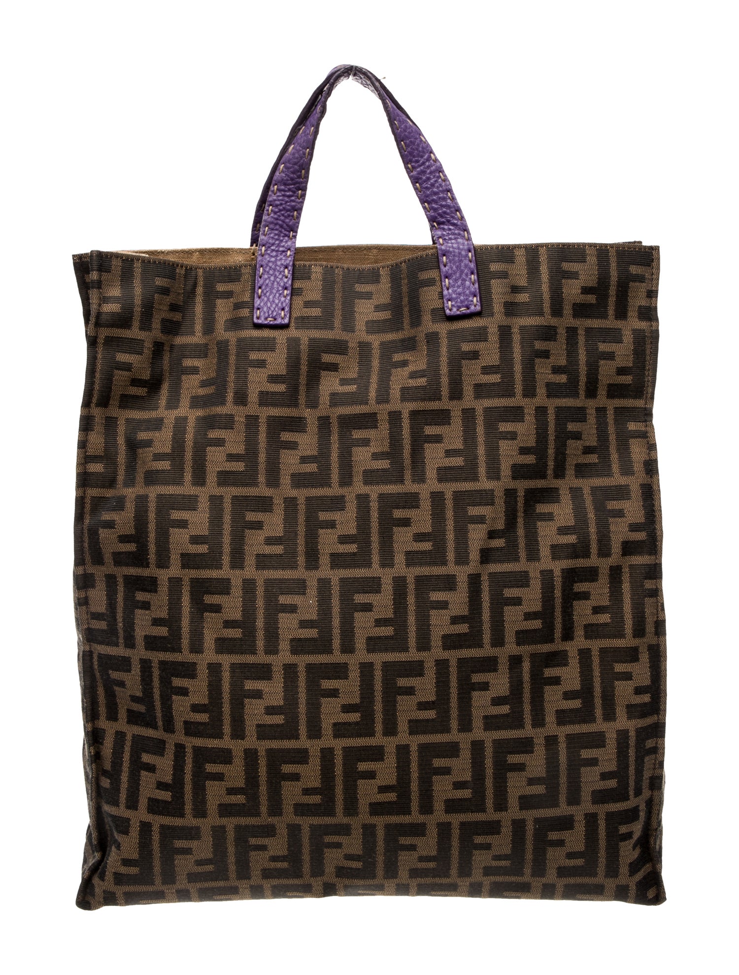 Fendi Zucca FF Top Handle Bag