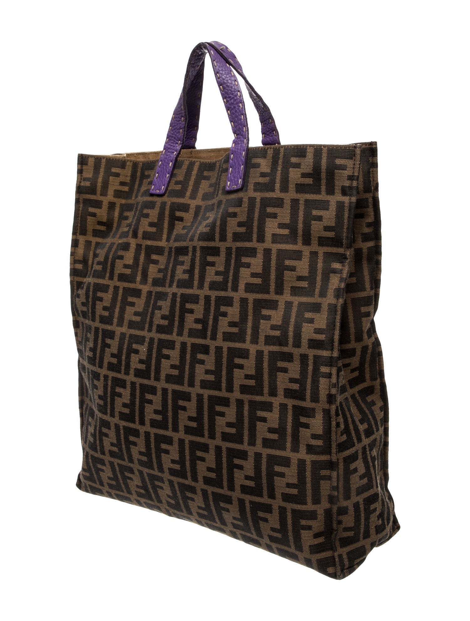 Fendi Zucca FF Top Handle Bag