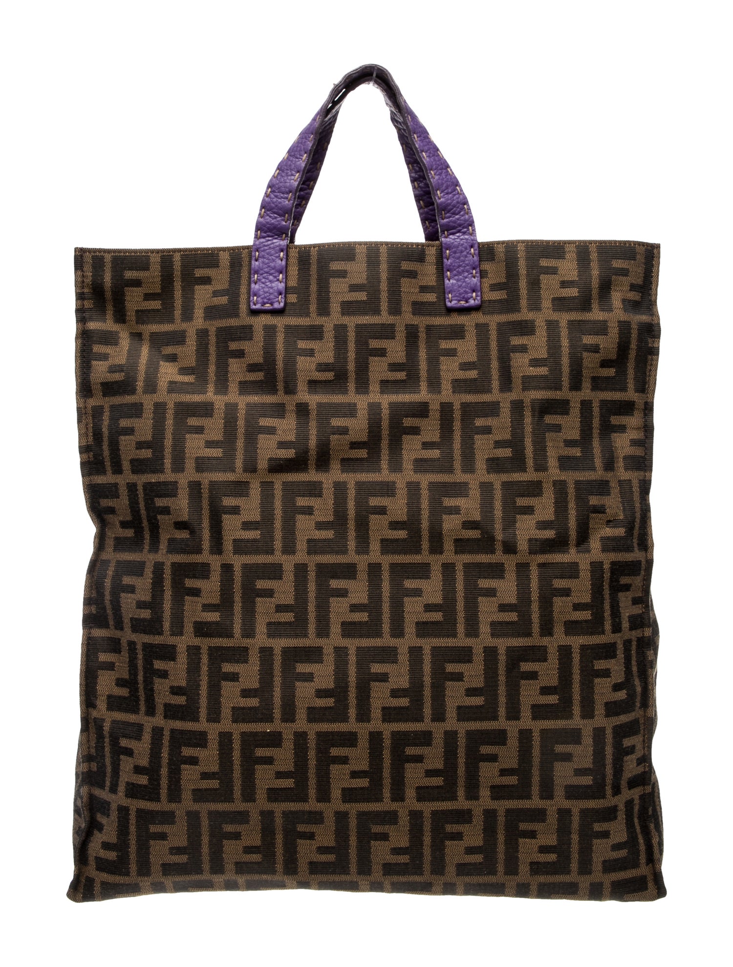 Fendi Zucca FF Top Handle Bag