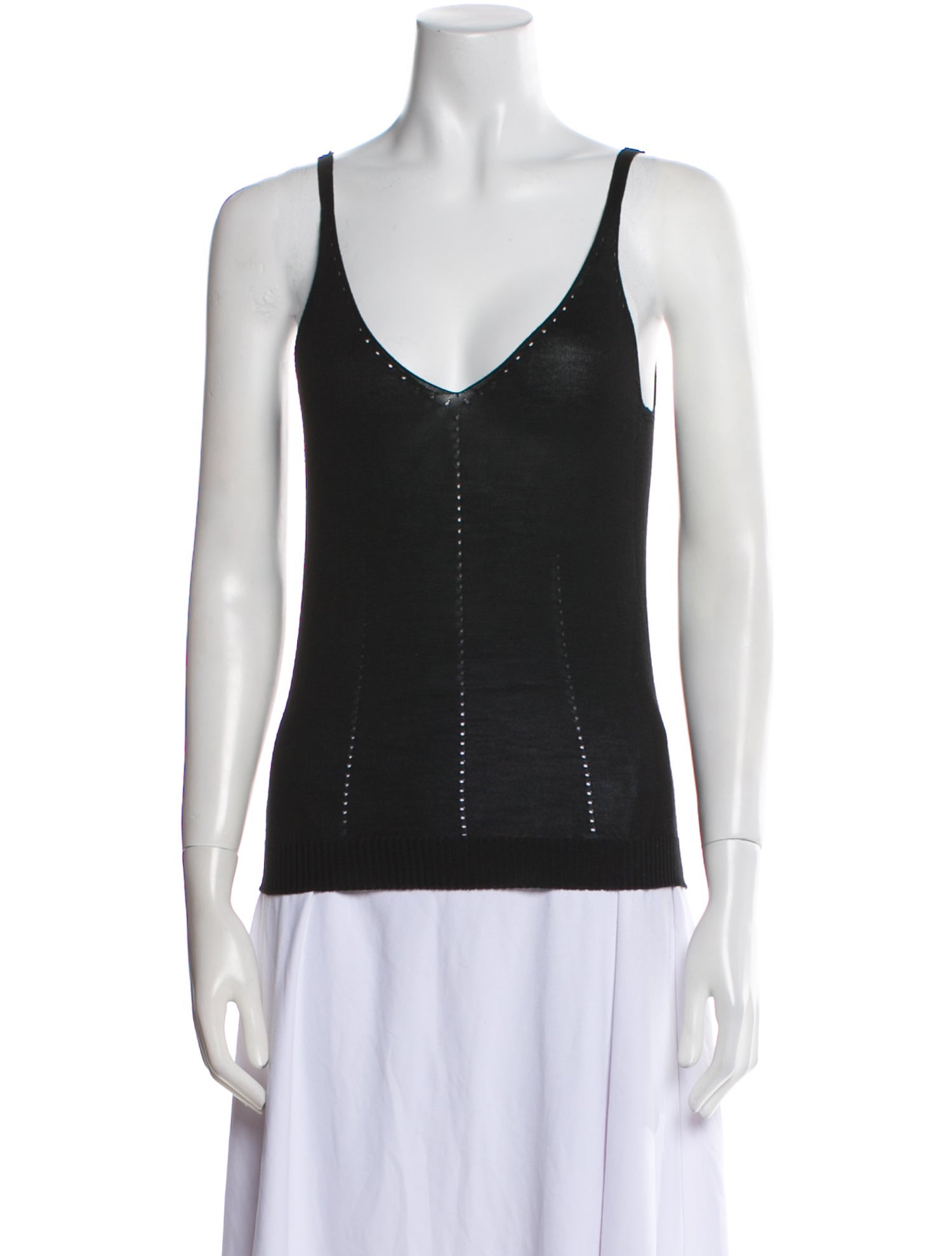 Fendi V-Neck Sleeveless Top