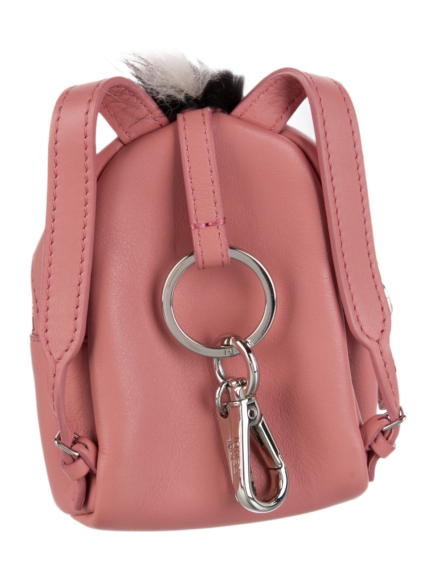 Fendi Leather Monster Motif Coin Purse