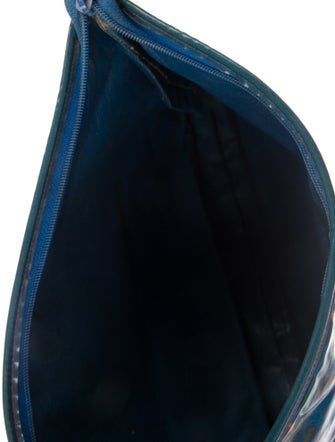 Fendi Blue Pattern Cosmetic Bag