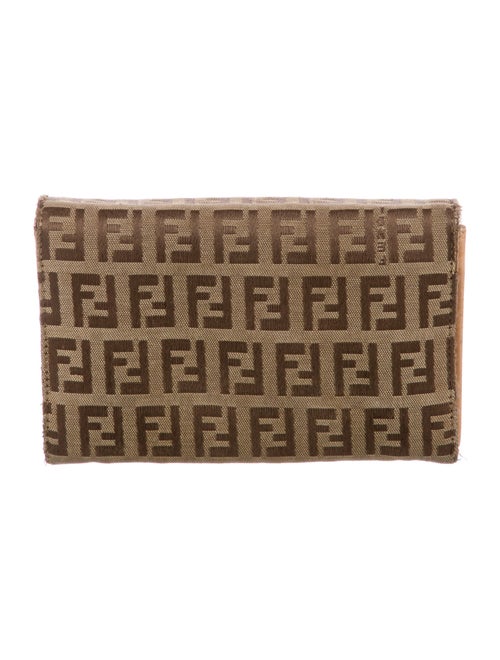 Fendi Zucca FF Wallet Zucca FF Logo Compact Wallet