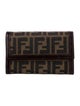 Fendi 2000 Zucca FF Logo Compact Wallet